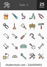 Tools Filled Line Icons