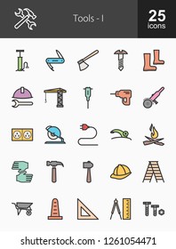 Tools Filled Line Icons