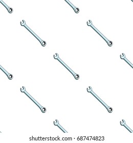 Tools for fixing bicycles. A wrench for repair.Cyclist outfit single icon in cartoon style vector symbol stock illustration.