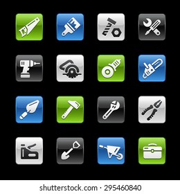 Tools Glossy Buttons // Gelbox Series