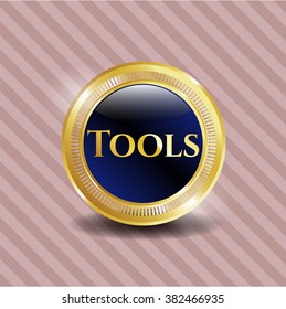 Tools golden emblem