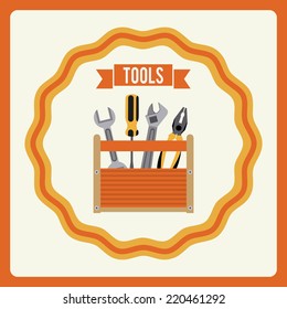 tools graphic design , vector illustration