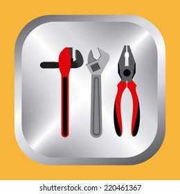 tools graphic design , vector illustration