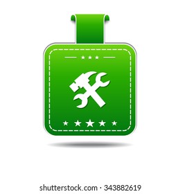 Tools Green Vector Icon Design