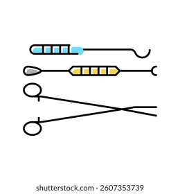 tools gynecologist color icon vector. tools gynecologist sign. isolated symbol illustration