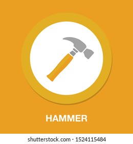 Tools, Hammer Icon, Hammer Construction, Hammer Isolated