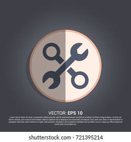tools icon. architecture sign