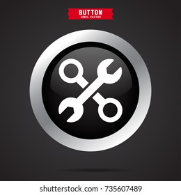 tools icon. architecture sign
