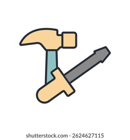 tools icon collection .design style with background