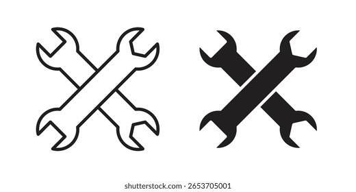 Tools icon design element. Editable stroke. Vector