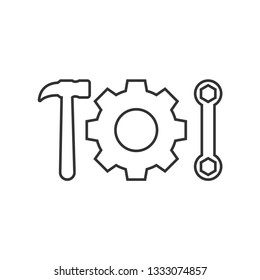 Tools icon design template vector isolated illustration