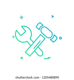 Tools icon design vector