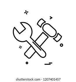 Tools icon design vector