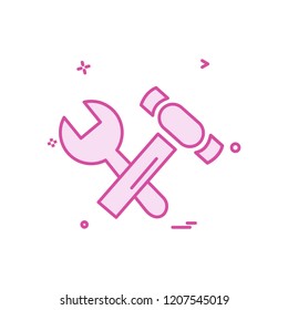Tools icon design vector