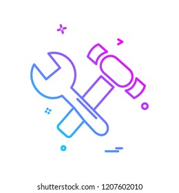 Tools icon design vector