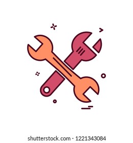 Tools icon design vector