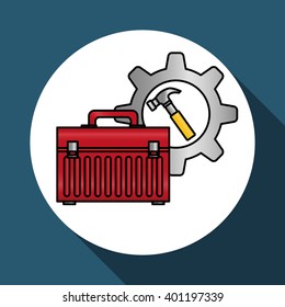 tools icon design, vector illustration