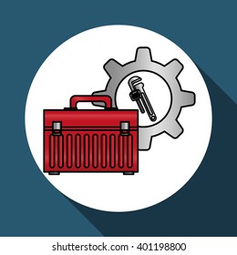 tools icon design, vector illustration