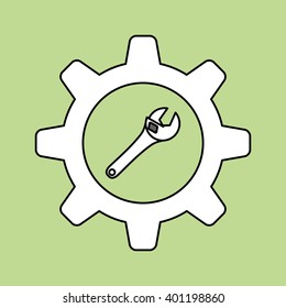tools icon design, vector illustration