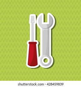 Tools icon design, Vector illustration