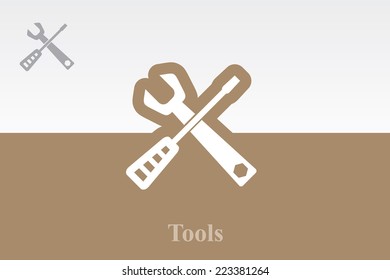 Tools Icon. Eps-10