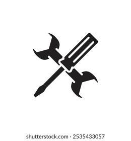 Icono de herramientas Ilustración de línea plana