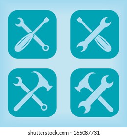 Tools icon - four variations