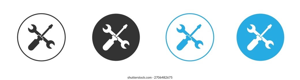 Tools icon. Graphic icon design template