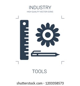 tools icon. high quality filled tools icon on white background. from industry collection flat trendy vector tools symbol. use for web and mobile