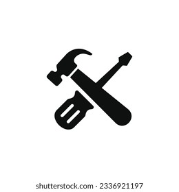 Tools icon isolated on white background