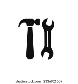 Tools icon isolated on white background