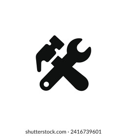 Tools icon isolated on white background