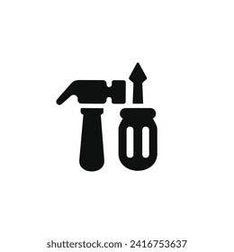 Tools icon isolated on white background