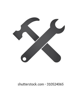 Tools icon isolated on white background.