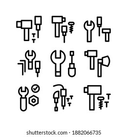 Tools icon or logo isolated sign symbol vector illustration - Collection of high quality black style vector icons
