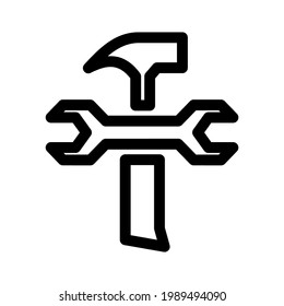 tools icon or logo isolated sign symbol vector illustration - high quality black style vector icons
