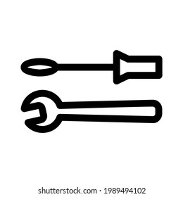 tools icon or logo isolated sign symbol vector illustration - high quality black style vector icons
