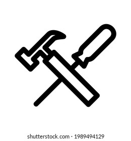 tools icon or logo isolated sign symbol vector illustration - high quality black style vector icons
