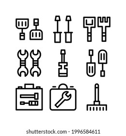 tools icon or logo isolated sign symbol vector illustration - Collection of high quality black style vector icons
