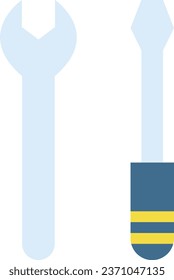 Tools icon on transparent background