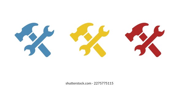 icono de herramientas sobre fondo blanco, ilustración vectorial