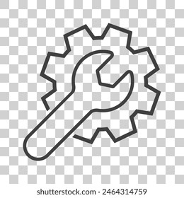 tools icon on white background