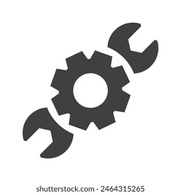 icono de herramientas sobre fondo blanco