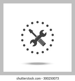 tools icon, options sign