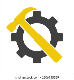 tools icon over black background vector illustration. EPS10