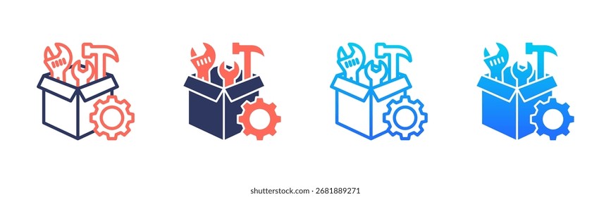 Ferramentas Pacote De Ícones Em Vários Estilos