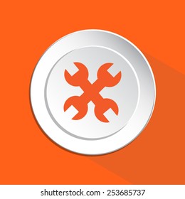 tools icon service sign