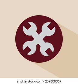 tools icon service sign