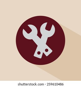tools icon service sign
