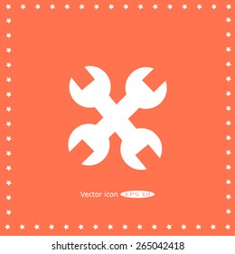 tools icon service sign
